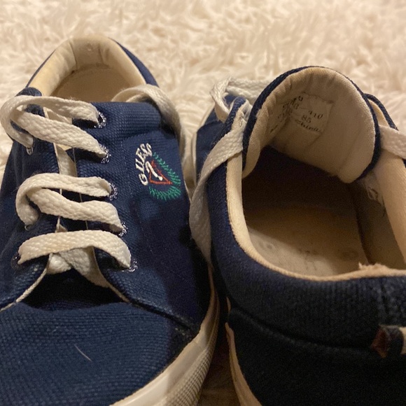 Vintage Guess Sneakers - Navy Blue + White - Picture 7 of 10